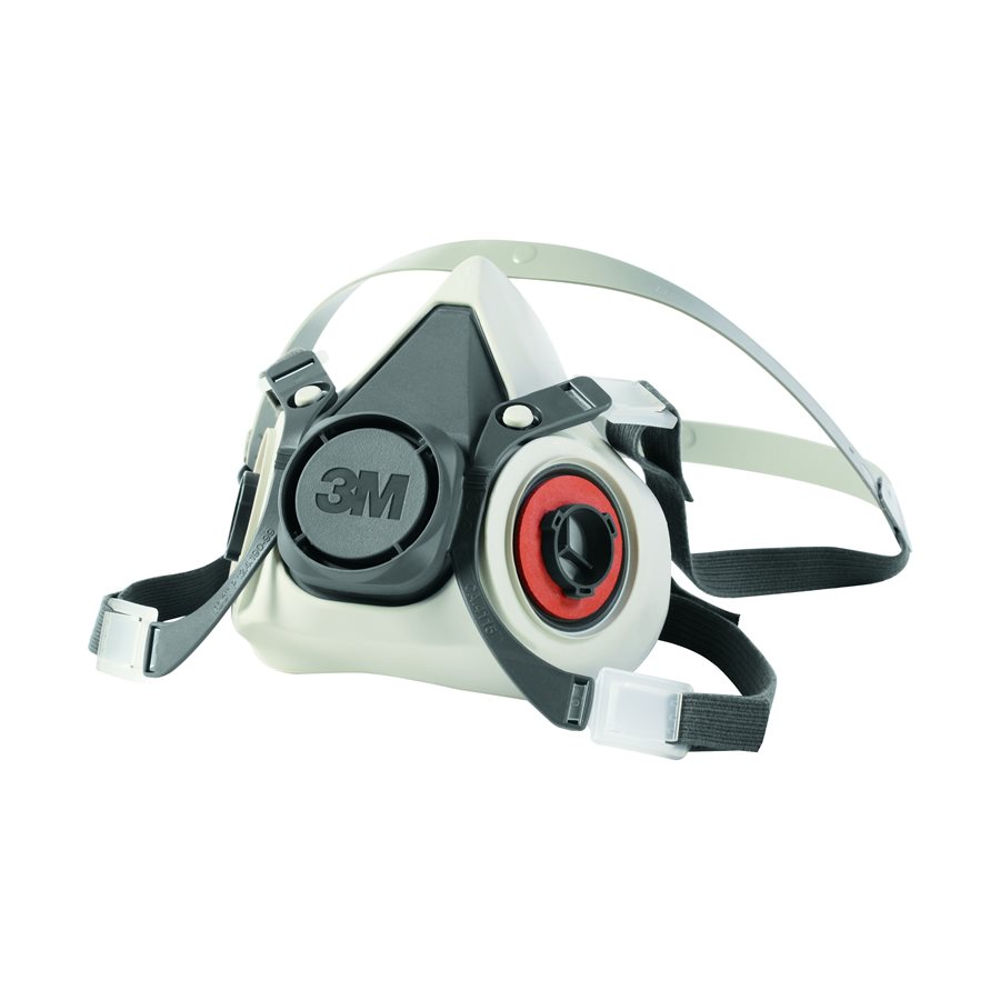 Respirateur réutilisable Demi-masque 6200 Masque à gaz Protection respiratoire  Respirateurs avec lunettes de sécurité pour